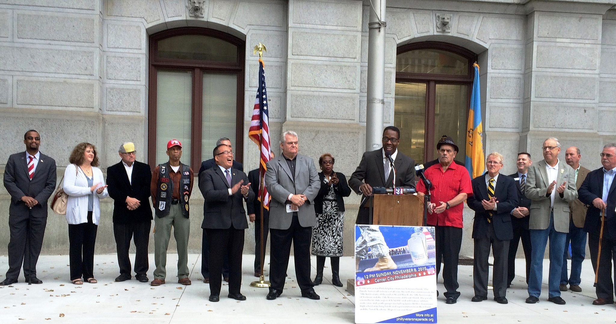 Photos from Medal Ceremony & Philadelphia Veteran Parade Announcement